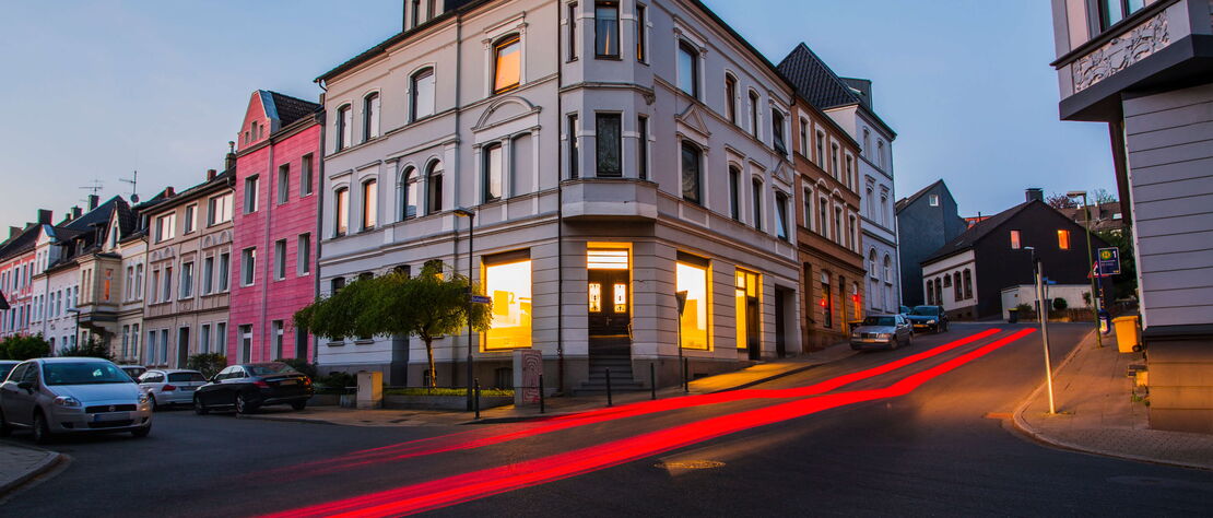 Das Büro von Quadrat-2 Immobilien Goymann & Partner in Essen-Werden.
